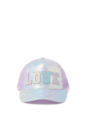 Love Ombre Heart Print Baseball Hat